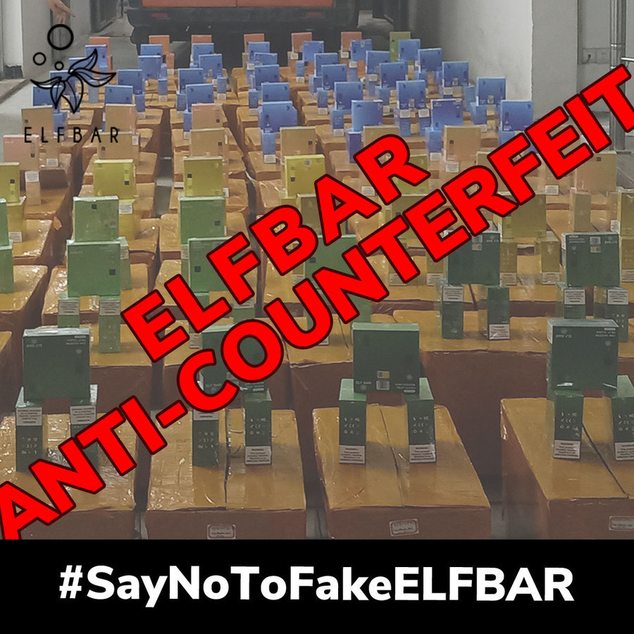 Elf Bar防止假冒一次性电子烟进入海外零售市场