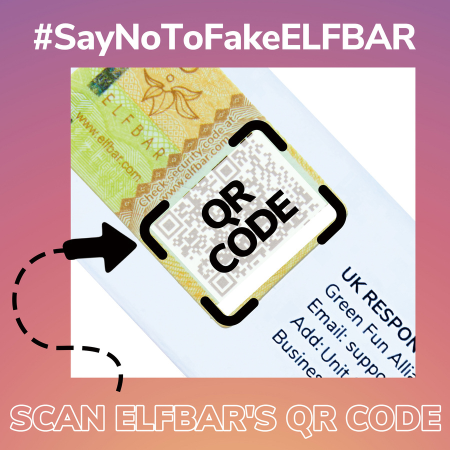 Elf Bar防止假冒一次性电子烟进入海外零售市场