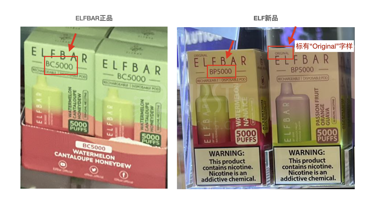 商标案败诉后 “ELFBAR”品牌名及外观在美被仿冒 爱奇迹回应：将采取法律措施