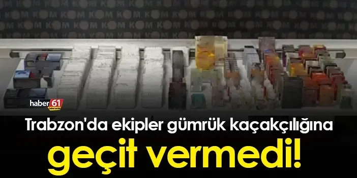 土耳其特拉布宗警方缴获大量雪茄和无税电子烟