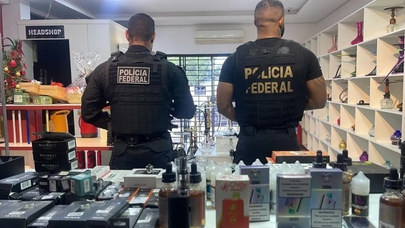 巴西警方查获来自境外的非法销售电子烟