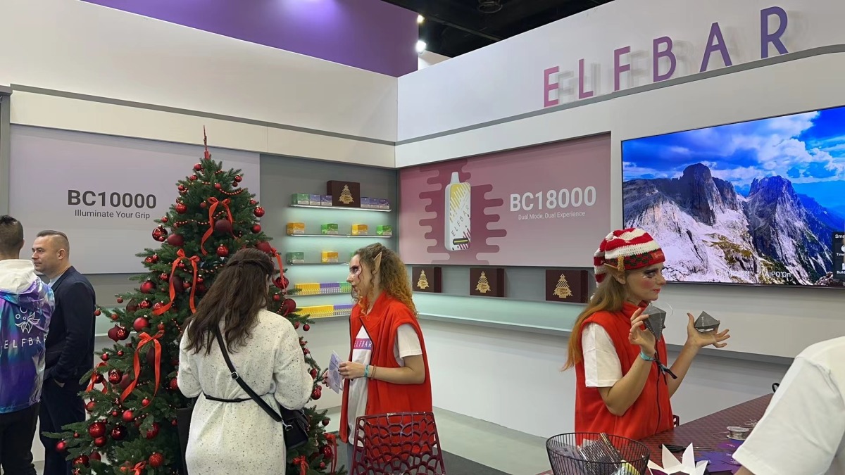 俄罗斯电子烟展开幕 ELFBAR、HQD、INFLAVA等品牌亮点频现