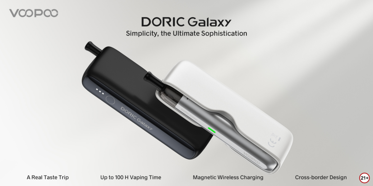 VOOPOO推出新产品DORIC Galaxy 支持100个小时吸烟体验