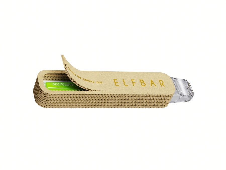 ELFBAR推出一次性概念电子烟 采用瓦楞纸设计