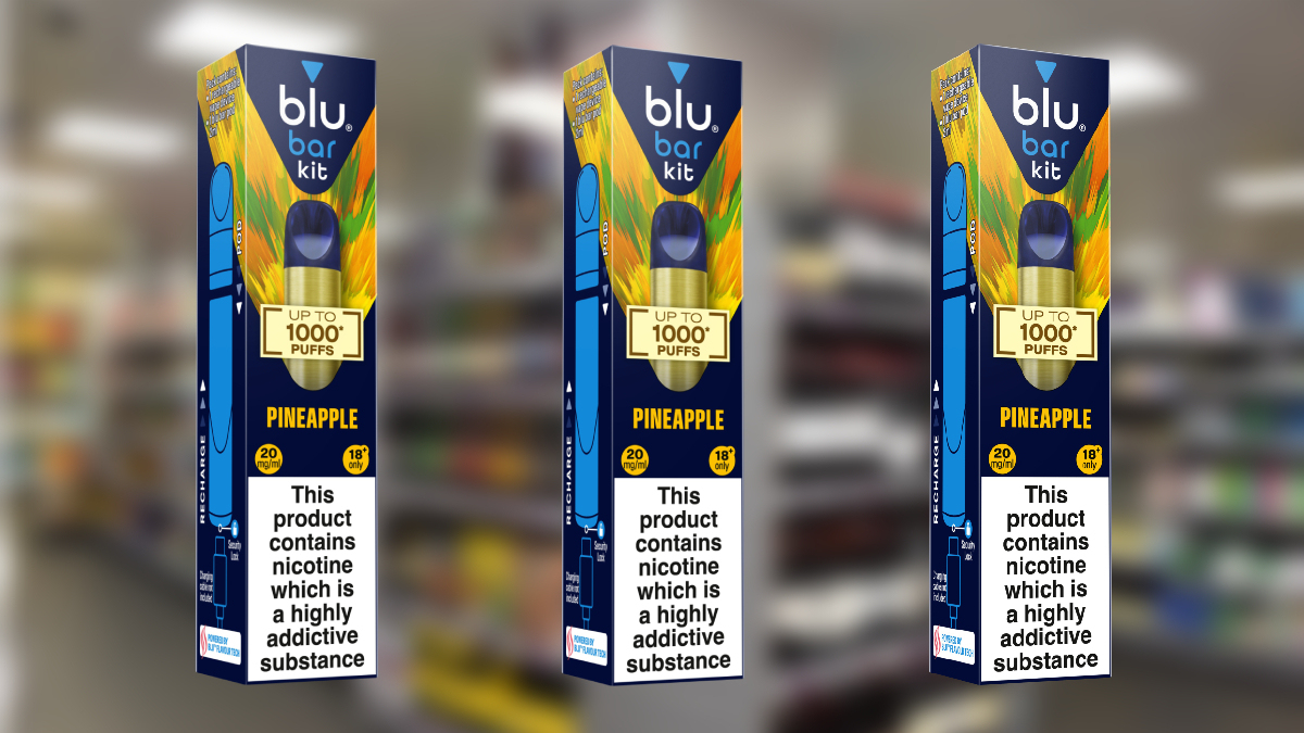 帝国品牌在英推换弹式电子烟Blu Bar 售价5.99英镑