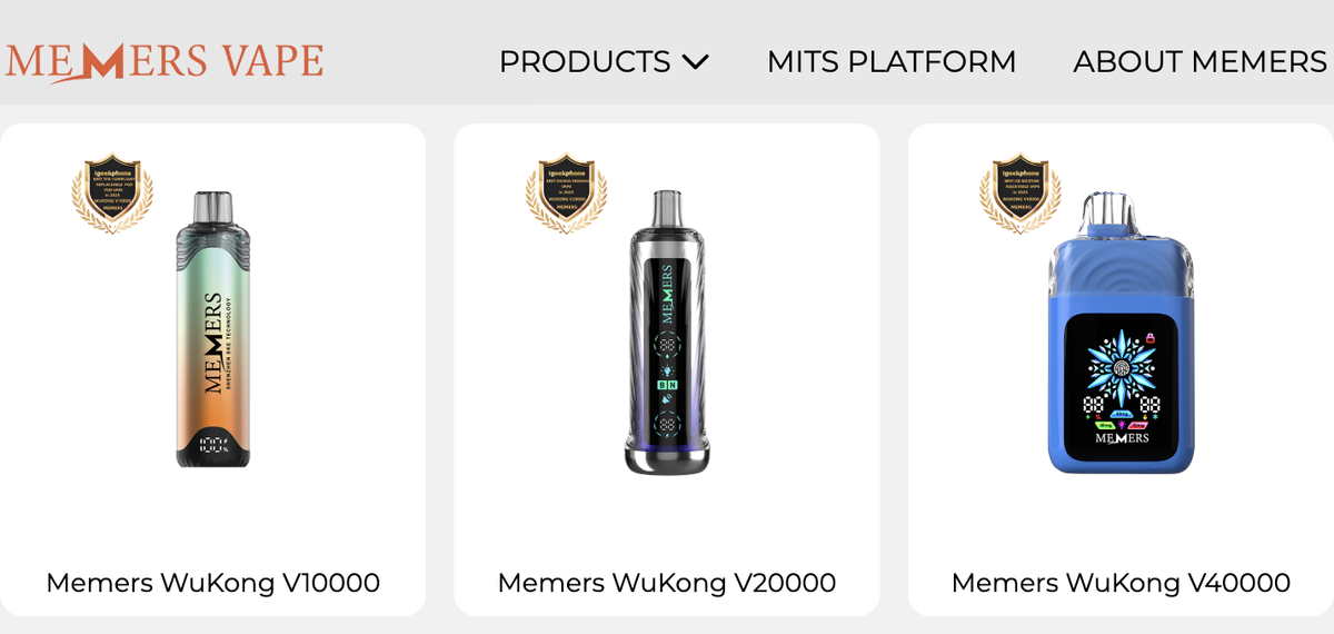 产品｜斯科尔旗下MEMERS VAPE推出WuKong系列：涵盖2+10、一次性水烟及冰&尼控制产品
