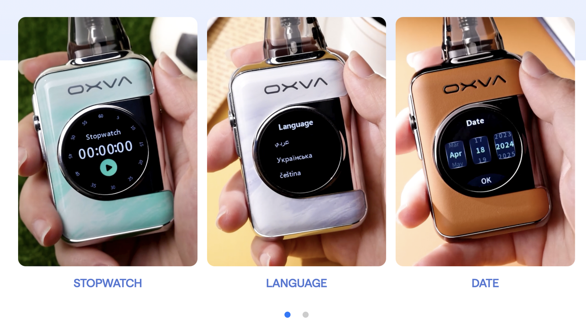 产品|搭载1.09英寸触摸屏+6款实用工具 OXVA推出Xlim SQ Pro 2
