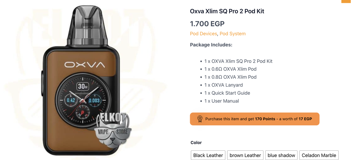 产品|搭载1.09英寸触摸屏+6款实用工具 OXVA推出Xlim SQ Pro 2