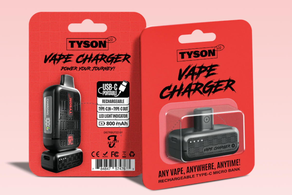 产品|TYSON推出电子烟专用“充电宝” 已在美国上线