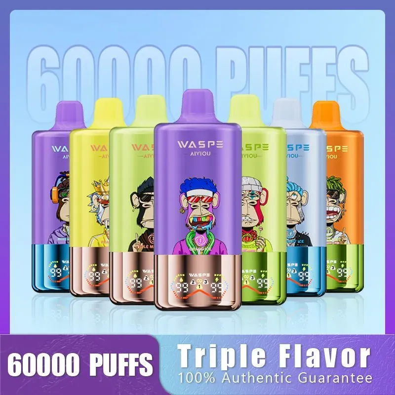 产品|“三合一”设计+6万口抽吸次数 WASPE 60000在美国上线