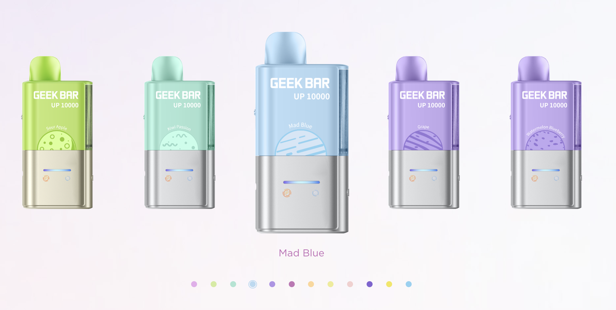 产品|采用透明油舱 可抽吸一万口 GEEKBAR新推“2+10”电子烟