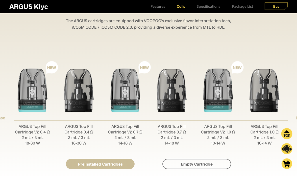 产品|配备磁吸式保护盖 VOOPOO发布新款开放式电子烟ARGUS Klyc