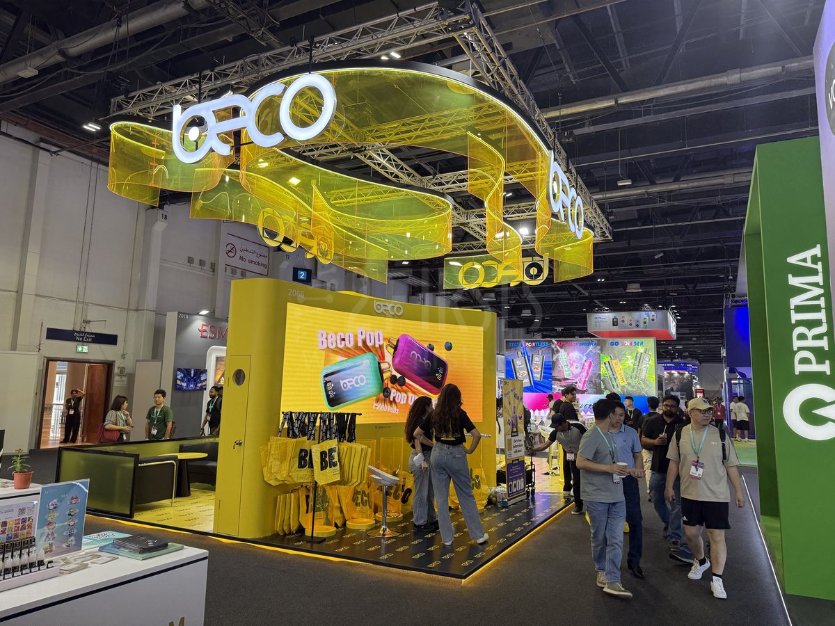 图集|2025迪拜电子烟展正式开幕,300+新型烟草品牌齐聚亮相