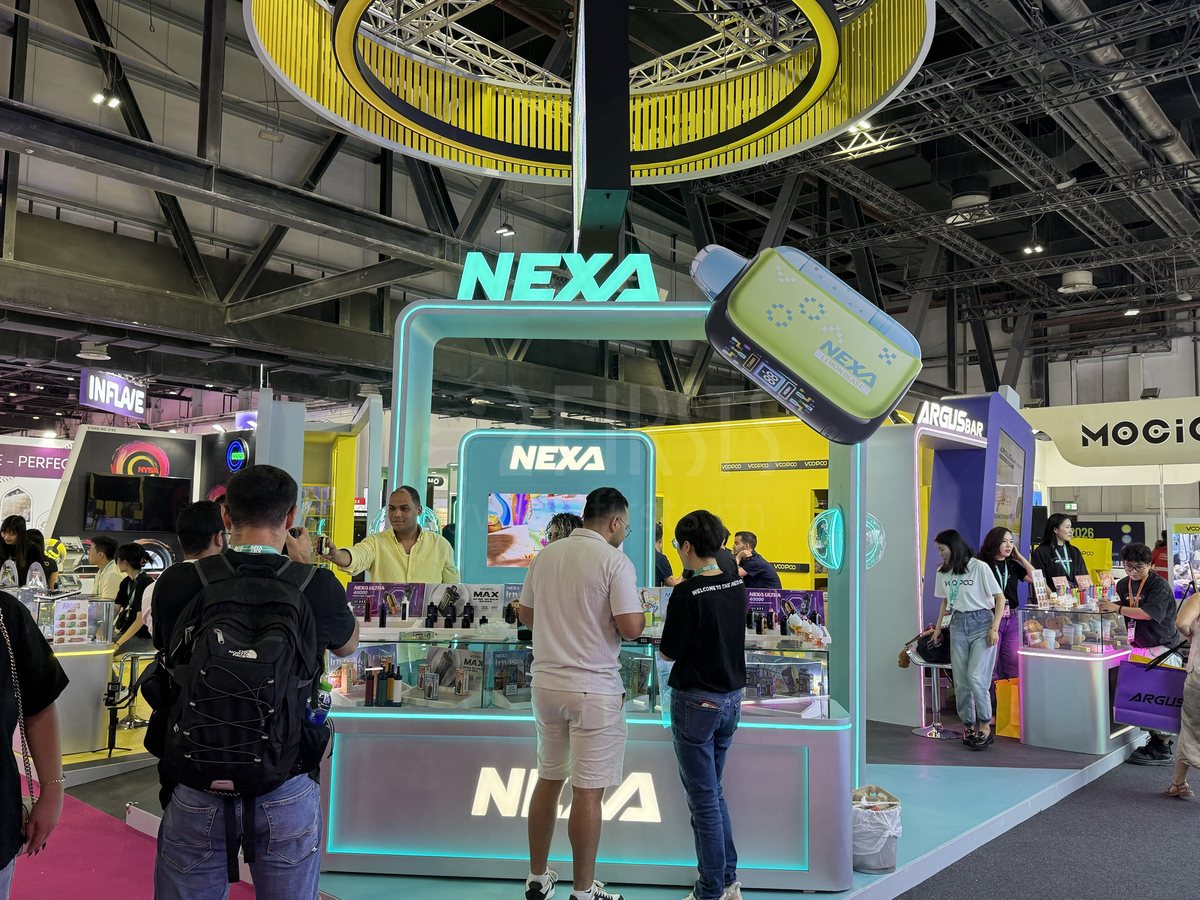 图集｜2025迪拜电子烟展正式开幕，300+新型烟草品牌齐聚亮相