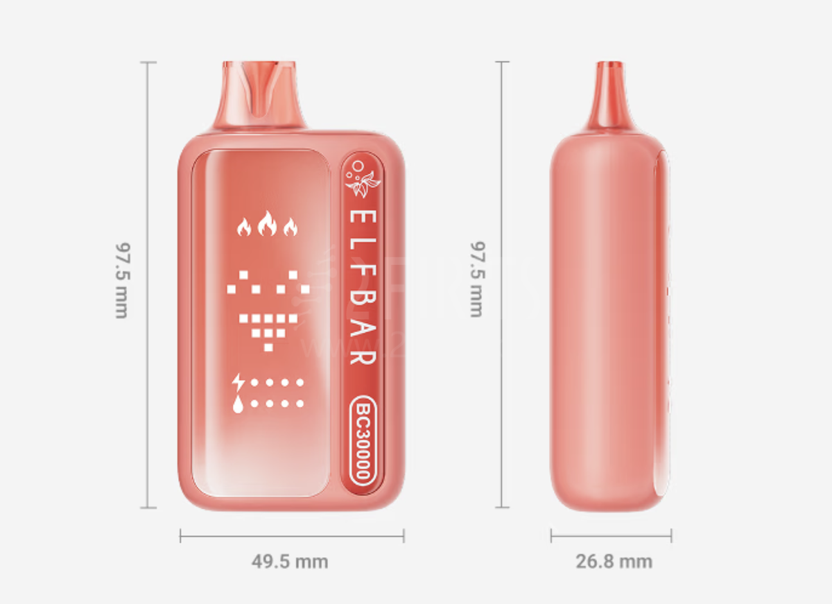 产品｜ELFBAR BC系列发布首款3万口新品，配备互动光效与超长续航