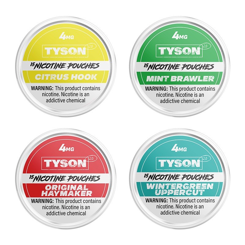 产品｜口味以拳击风格命名 泰森电子烟品牌TYSON 2.0在美发售尼古丁袋