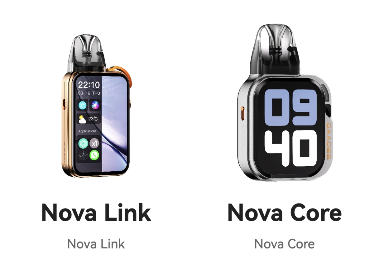 产品｜配备3英寸触控屏与AI助手，GAAGEE发布开放式电子烟Nova Link/Core