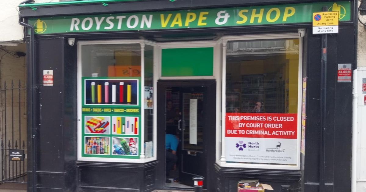 英国罗伊斯顿电子烟店被强制关闭 涉非法烟草和电子烟产品销售