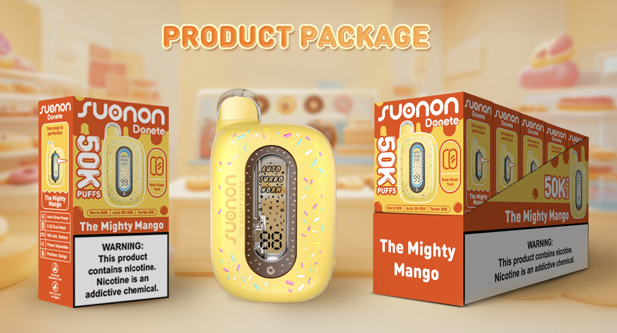 产品｜屏显式透明油仓+甜甜圈造型，SUONON DONETE 50K在美国上市