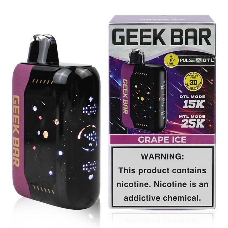 产品|GEEKBAR Pulse X系列在美发布首款肺吸产品,尼古丁浓度达5%